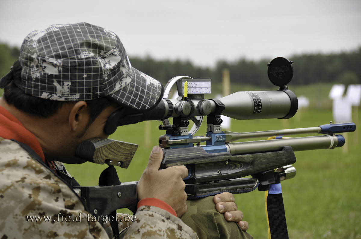 FT Worlds 2010 maailmameister Jose Redondo Hispaaniast. Air Arms EV2 Mk3, S&B 12,5-50x56 FT, Air Arms Field. 141 tabamust